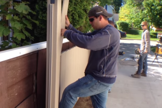 Issues with installing a fence close to another fence
