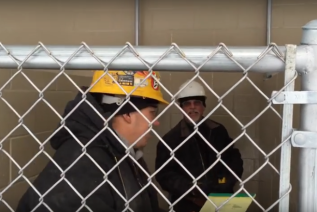 Framing kennels at Delta Animal Shelter