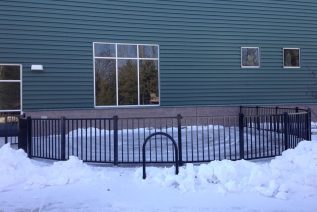 Installing ornamental fence