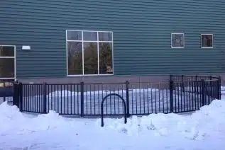 Installing ornamental fence
