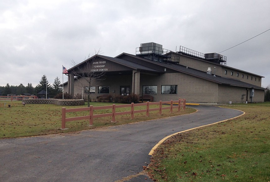 vinyl fence at Bark River Township Hall