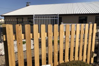 Picket Wood Fence