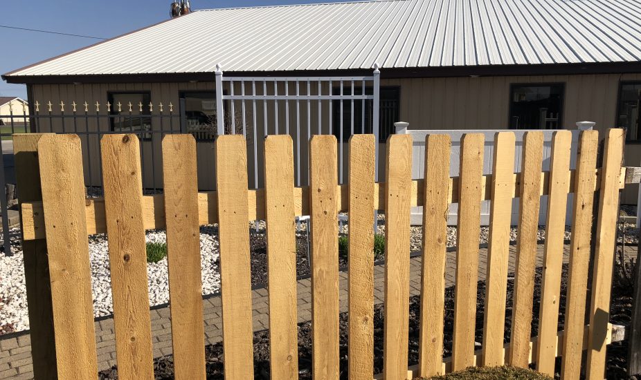 Picket Wood Fence