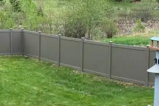 Premium backyard Vinyl Fence