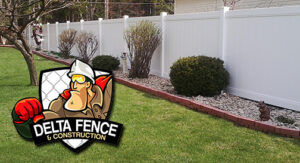 newly installed fence