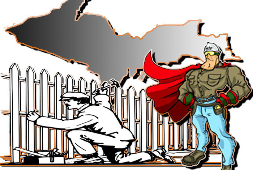 Delta Fenceman, Upper Michigan, Fence Contractor, Fence Builder