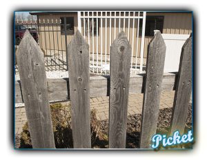 Wood Picket Fence