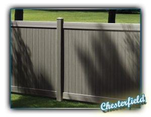Chesterfield fence with CertaGrain Texture