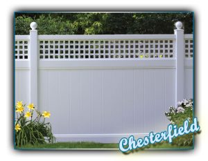 Chesterfield fence with Westminster Accent