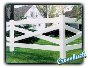 Crossbuck fence