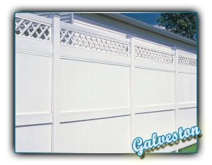 Galveston fence with Lattice Accent