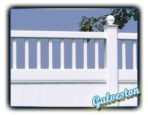 Galveston fence with Victorian Accent
