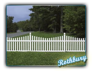 Rothbury fence Concave