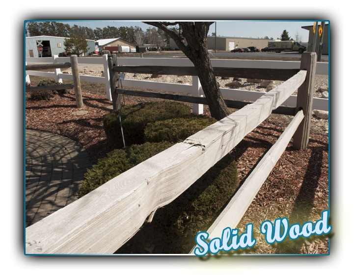 Round and Split Rail Fence Delta Fence & Construction